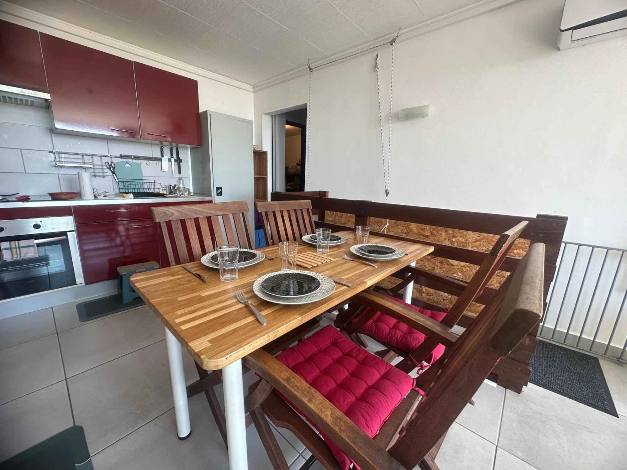 Appartement T2 Colombier Pour 5 Personnes Vue Mer Sainte-Clotilde Kültér fotó